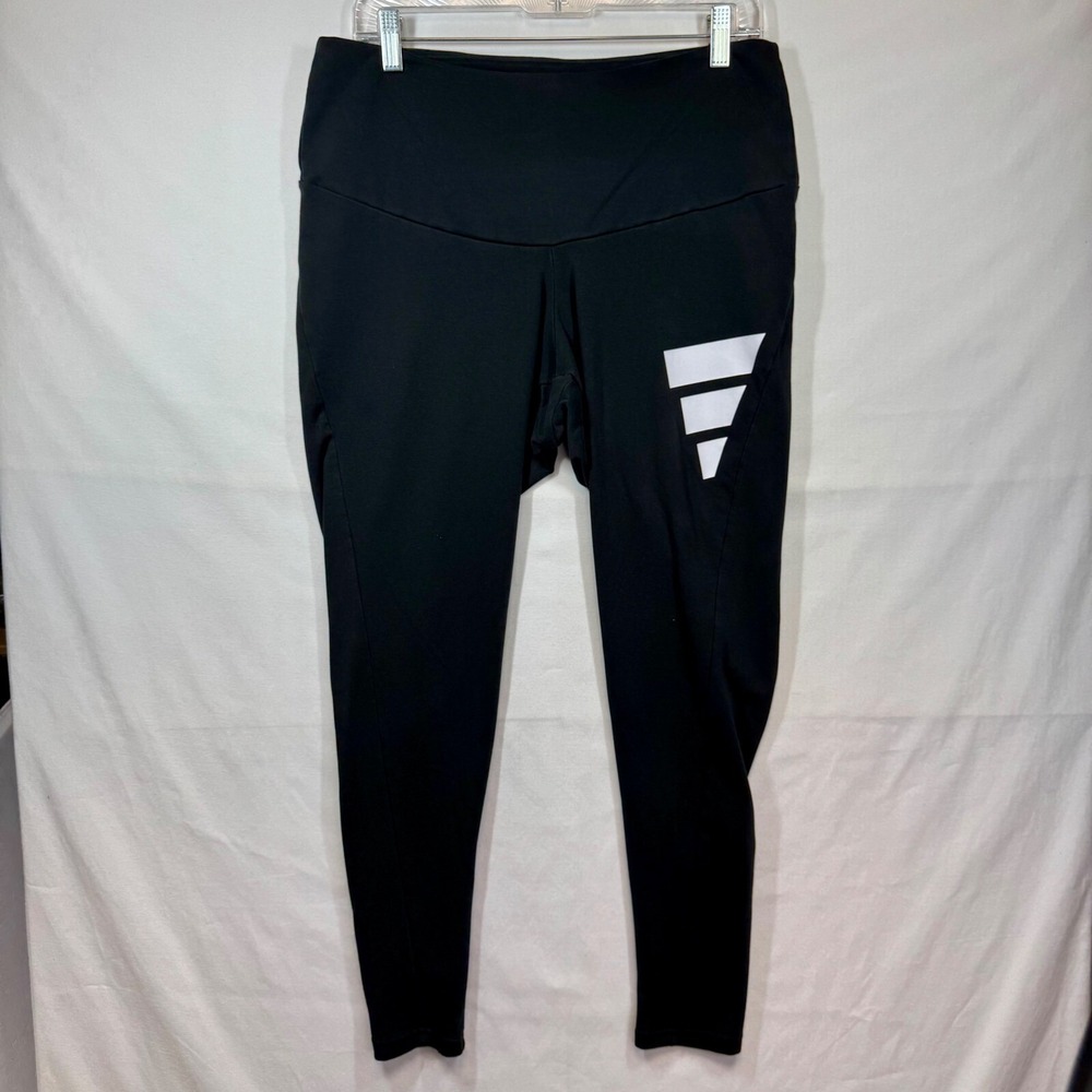 Adidas Primegreen Leggings High Waist Athletic Workout Black Sz 1X - Picture 1 of 15